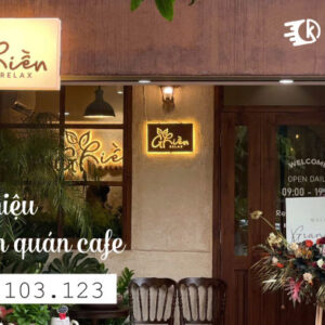 Làm bảng hiệu hộp đèn