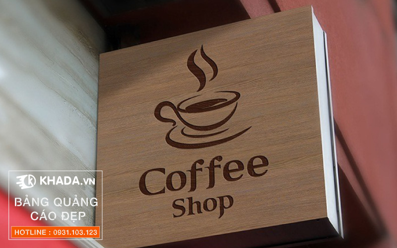 Bảng hiệu cafe bằng gỗ | Khada Decor
