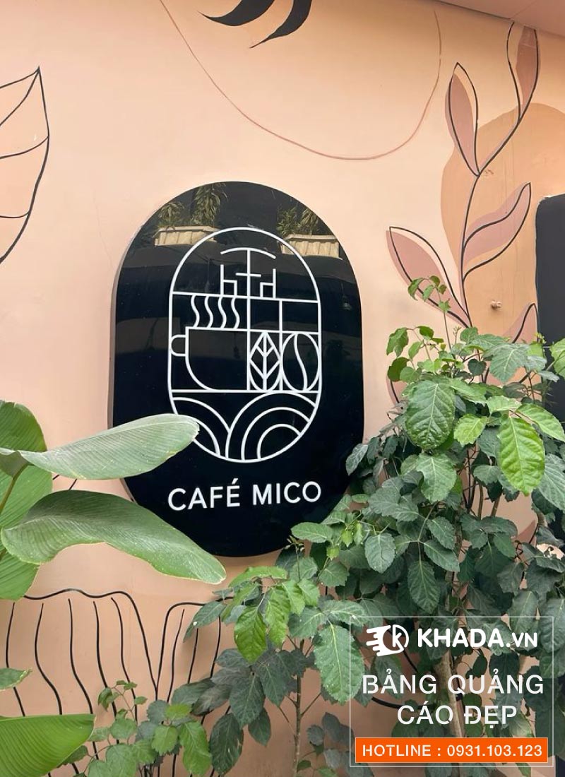 Mẫu bảng hiệu quán cà phê độc đáo | Khada Decor