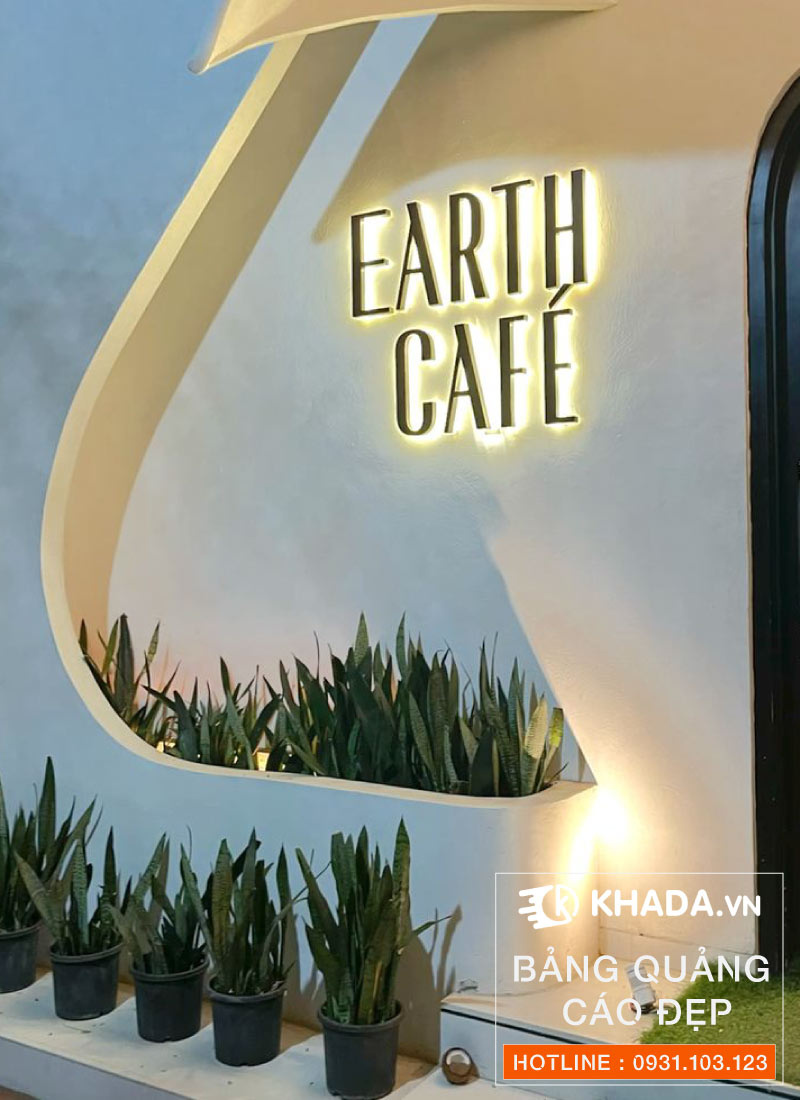 Mẫu bảng hiệu quán cà phê phong cách Hàn Quốc | Khada Decor