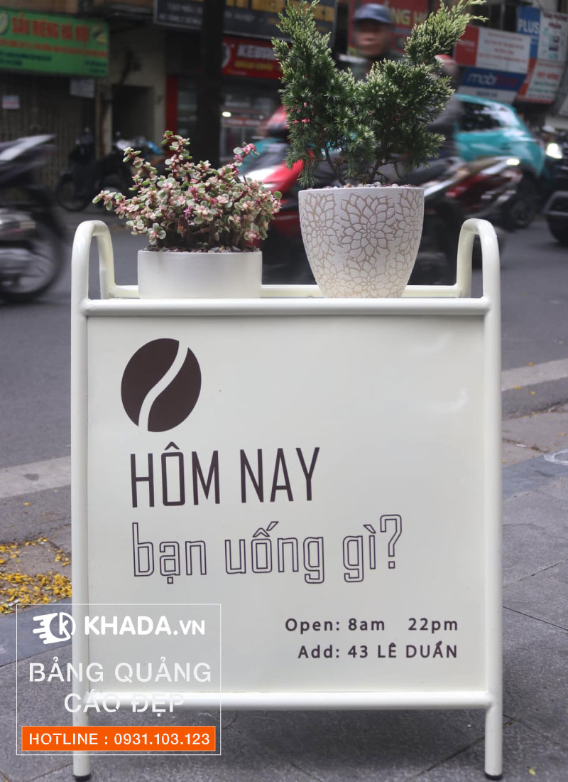 Bảng hiệu mini decor hàn quốc quảng cáo tông màu nhẹ nhàng hàn quốc | Khada Decor