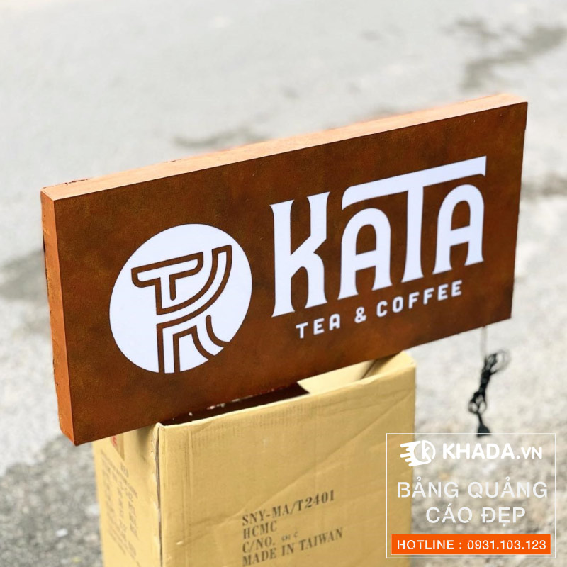 Bảng sắt sơn rỉ sét phong cách hàn quốc | Khada Decor