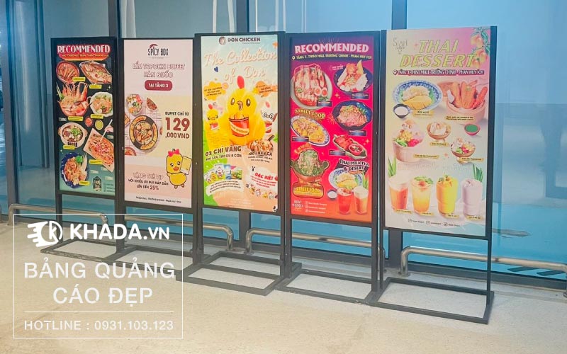 Cấu tạo bảng quảng cáo đứng | Khada Decor