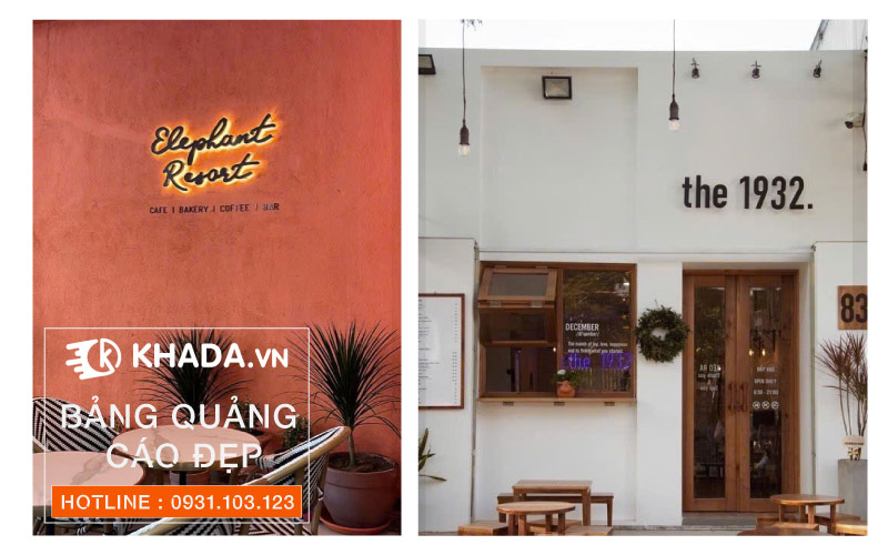 Mẫu biển quảng cáo hàn quốc đẹp | Khada Decor