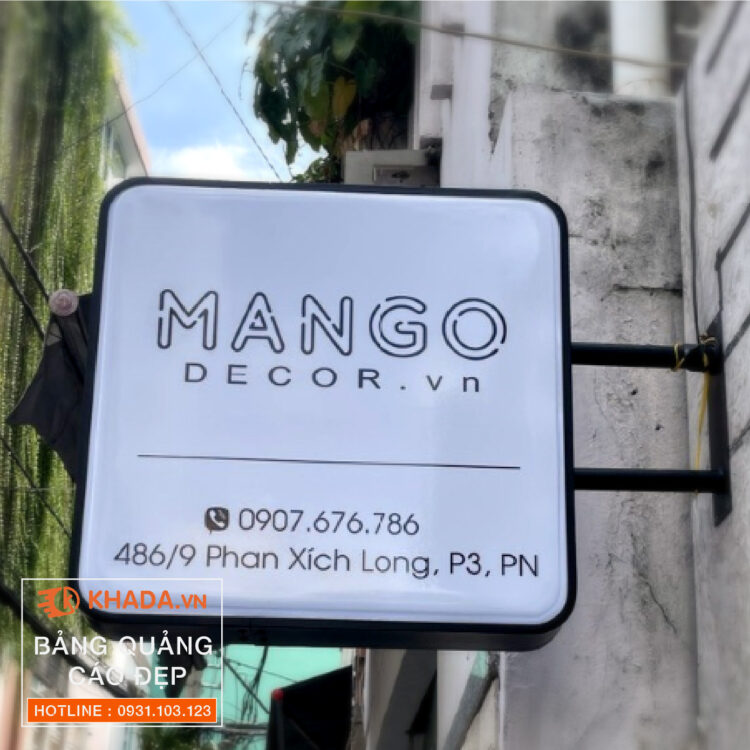 Hộp đèn hút nổi vuông siêu đẹp giá rẻ | Khada Decor