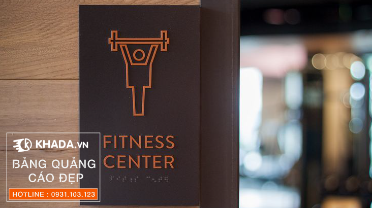 Bảng hiệu decor phòng tập gym | Khada Decor