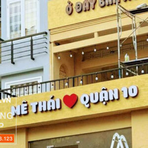 Biển Quảng Cáo Chữ Nổi Đẹp Hiện Đại Từ Khada Decor