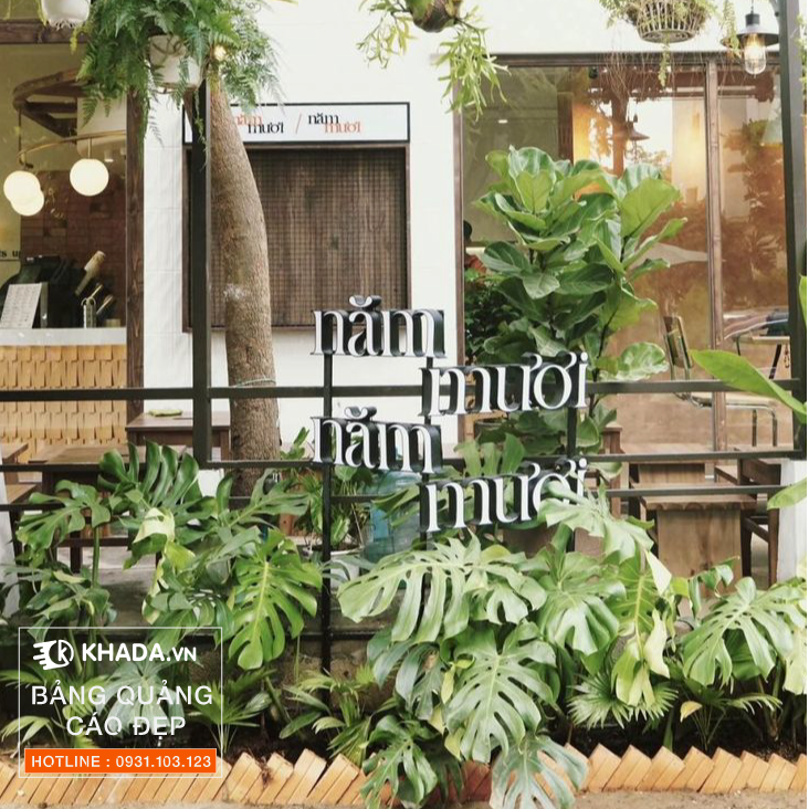 Mẫu bảng hiệu quán cafe đẹp | Khada Decor