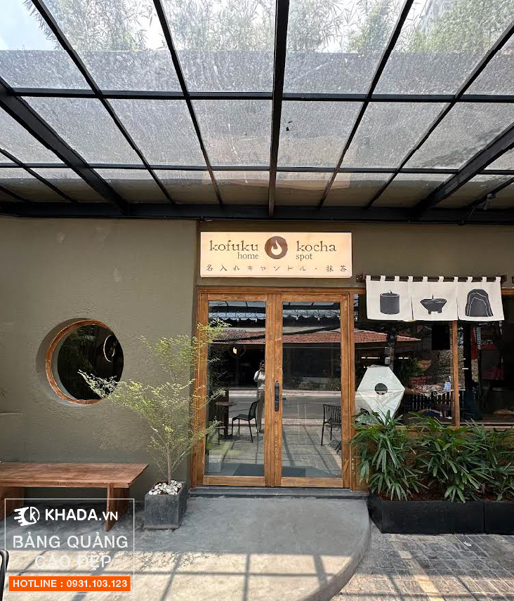 Thi công tiệm kocha matcha spot ấm cúng tại Thảo Điền - Khada Decor