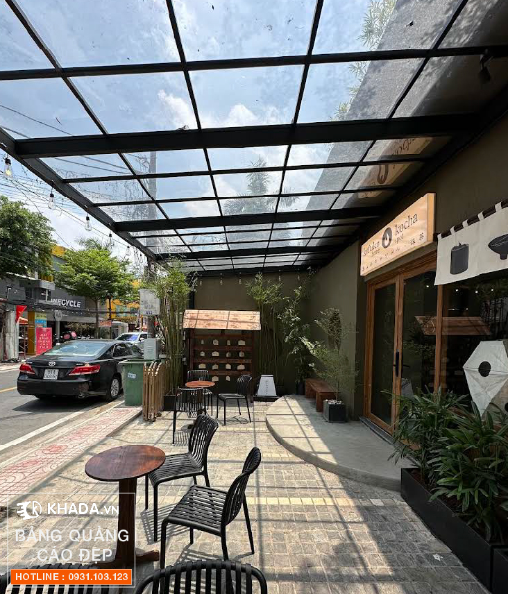Thi công tiệm kocha matcha spot ấm cúng tại Thảo Điền - Khada Decor