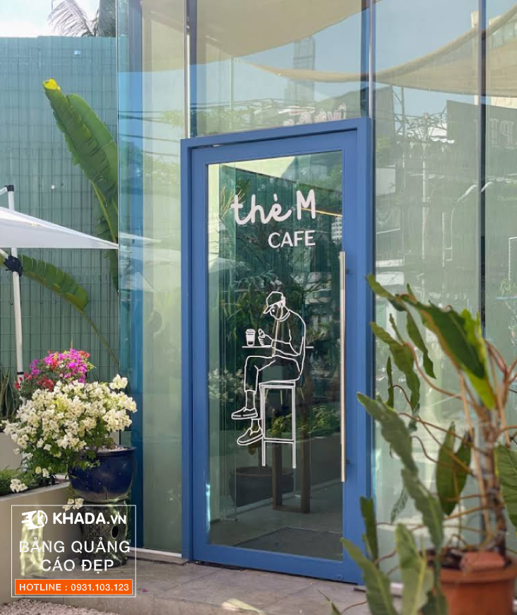 Thiết kế thi công bảng hiệu decor trọn gói - Thè M Cafe