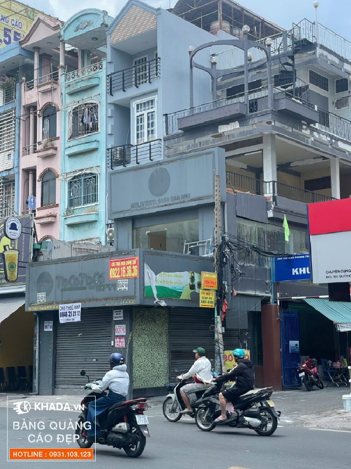 Mặt tiền quán khi chưa thi công quán Mê Thái