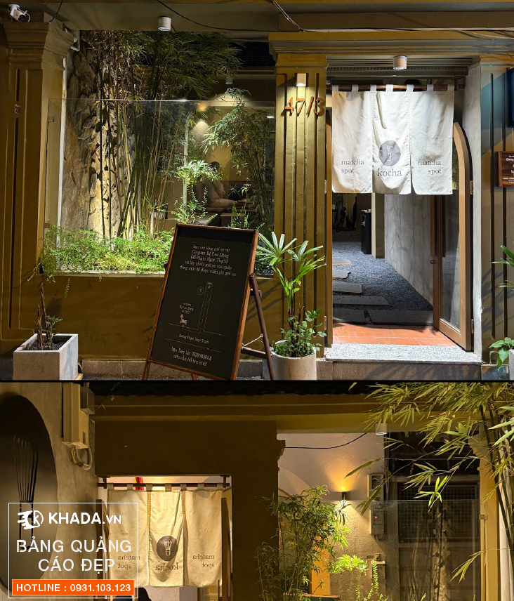 Thi công tiệm kocha matcha spot ấm cúng tại Thảo Điền - Khada Decor