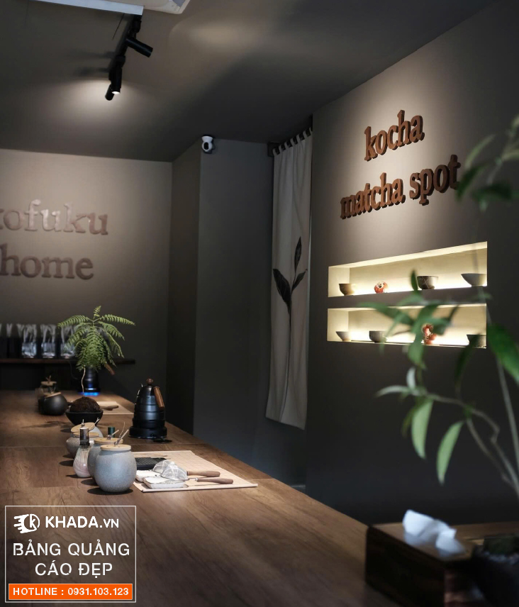 Thi công tiệm kocha matcha spot ấm cúng tại Thảo Điền - Khada Decor
