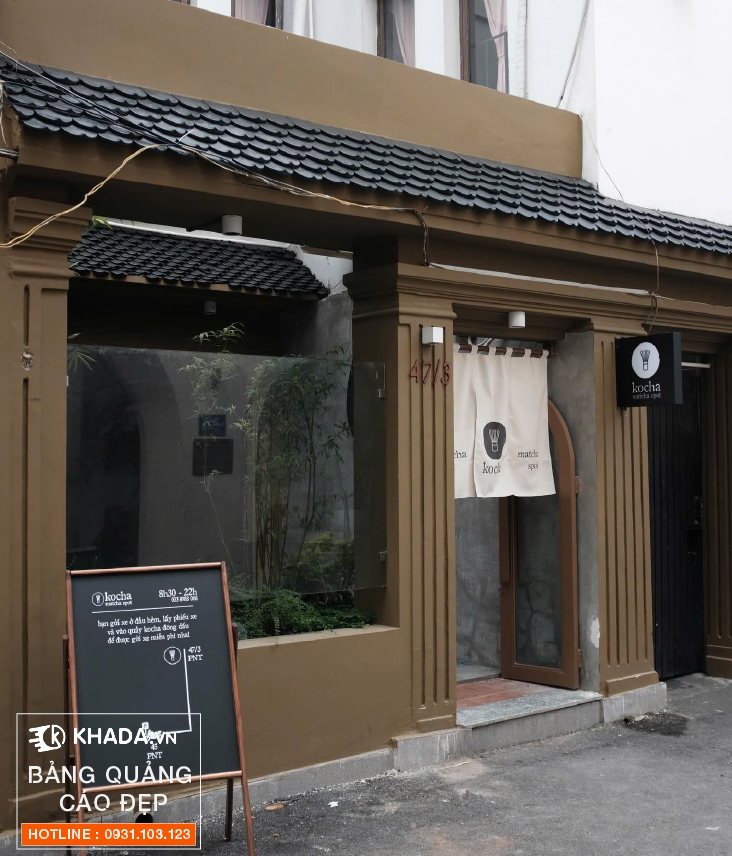 Thi công tiệm kocha matcha spot ấm cúng tại Thảo Điền - Khada Decor