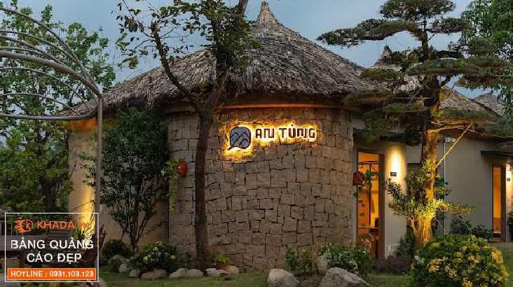 Lắp đặt bảng quảng cáo chữ nổi cho AN TÙNG Retreat tại Quận 9.