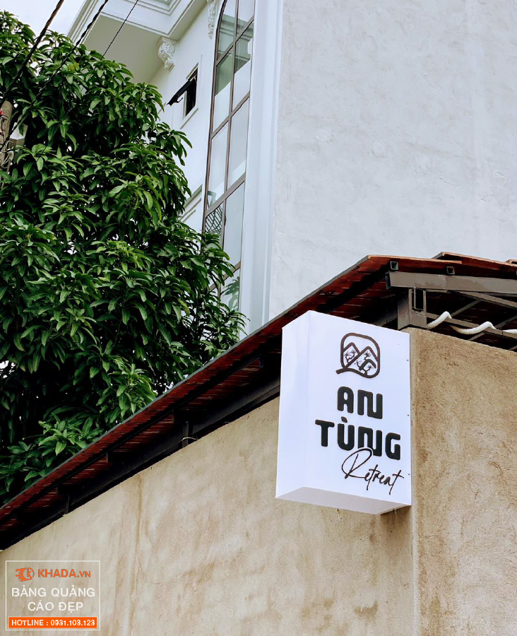 Lắp đặt bảng quảng cáo chữ nổi cho AN TÙNG Retreat tại Quận 9.