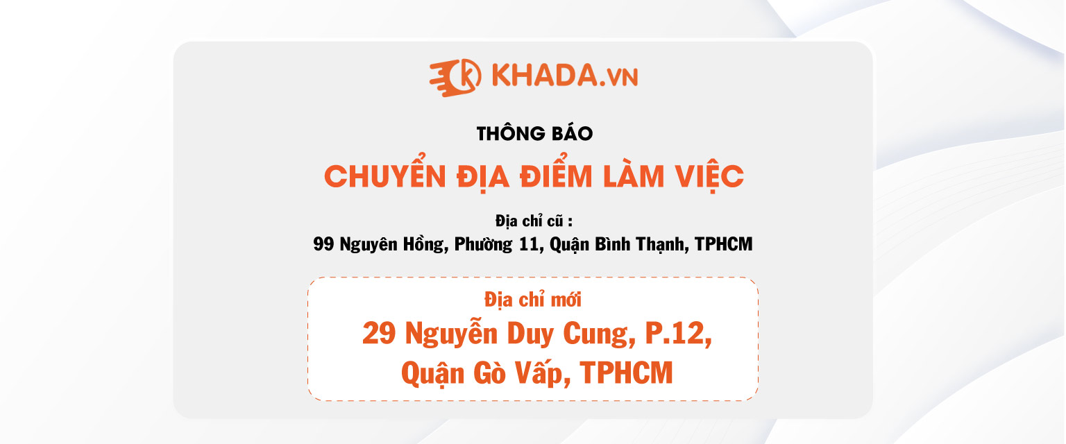 Khắc dấu - bảng hiệu decor KHADA hiện đại