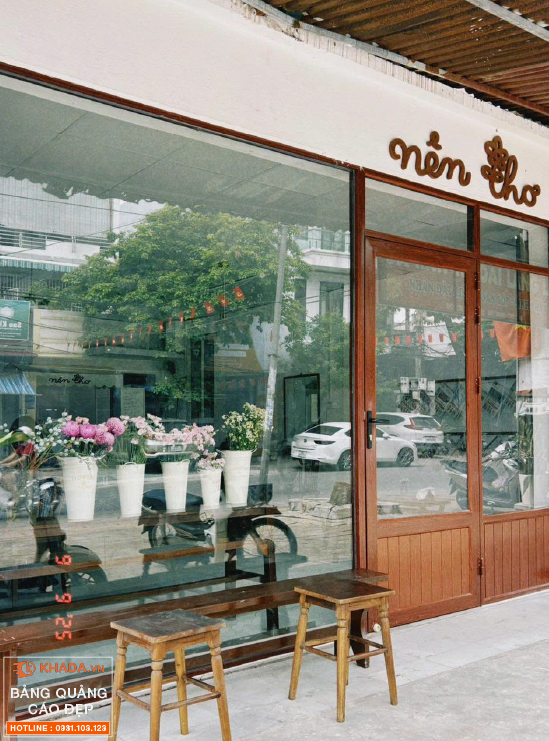 Nhận Diện Thương Hiệu với Xu Hướng Bảng Hiệu Chữ Nổi Sắt Thép Sơn Rỉ Sét Độc Đáo