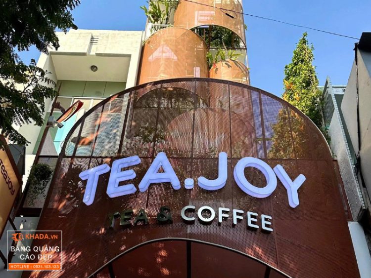 KHADA DECOR – Đối Tác Thi Công Bảng Hiệu Được Tea Joy Tin Tưởng
