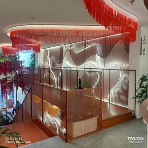 KHADA DECOR – Đối Tác Thi Công Bảng Hiệu Được Tea Joy Tin Tưởng