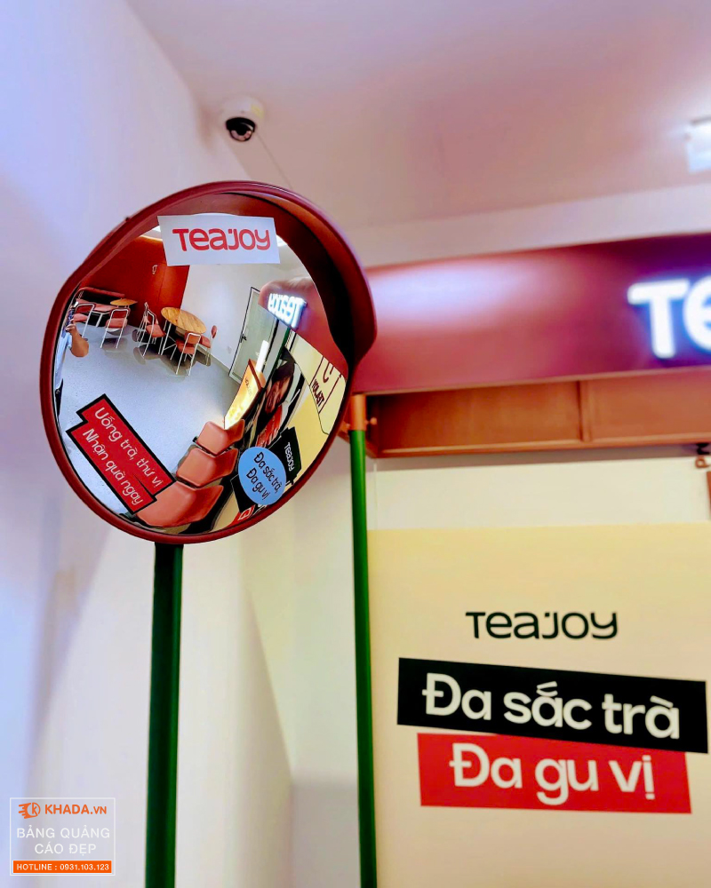 KHADA DECOR – Đối Tác Thi Công Bảng Hiệu Được Tea Joy Tin Tưởng