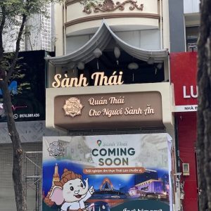 Decor Bảng Hiệu Chữ Nổi Quán Ăn Sành Thái