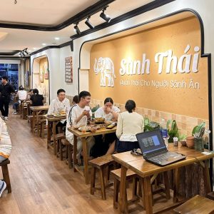 Decor Bảng Hiệu Chữ Nổi Quán Ăn Sành Thái