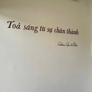 Thi công bảng hiệu spa chăm sóc da và thư giản Salamie