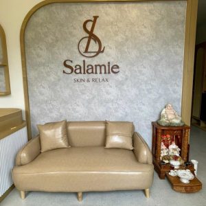 Thi công bảng hiệu spa chăm sóc da và thư giản Salamie
