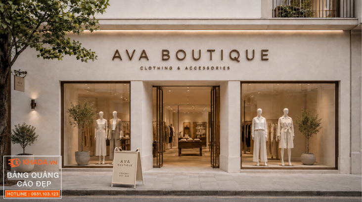 Bảng Hiệu Shop Quần Áo Sơn Rỉ Sét: Phong Cách “Industrial Luxury” Độc Đáo