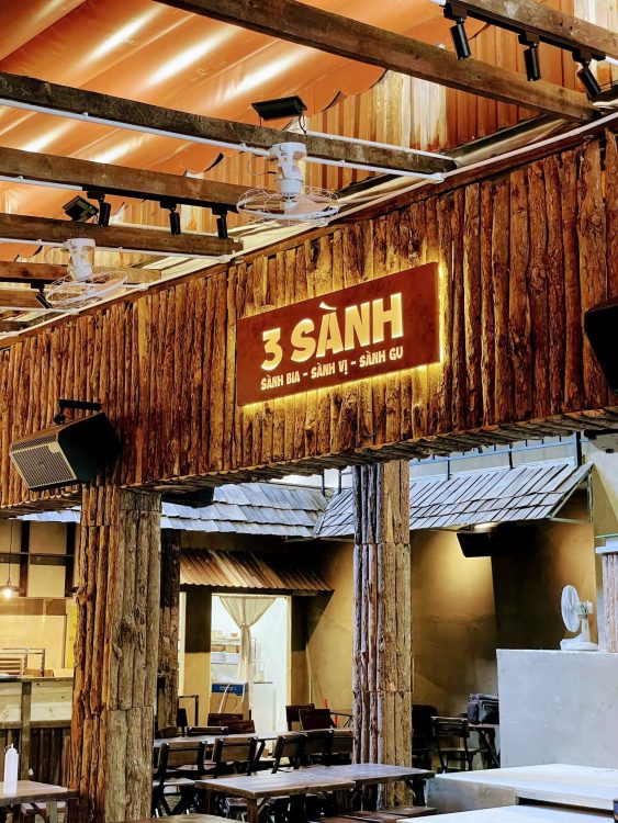Bảng hiệu Hộp đèn sơn rỉ sét | KHADA Decor
