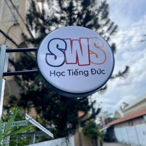 Hộp đèn mica hút nổi hình tròn | KHADA Decor
