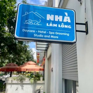Hộp đèn mica hút nổi hình chữ nhật | KHADA Decor