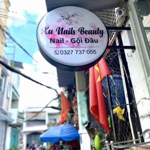 Hộp đèn mica hút nổi hình tròn | KHADA Decor