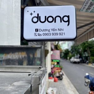Hộp đèn mica hút nổi hình chữ nhật | KHADA Decor