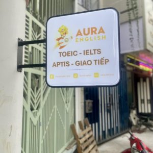 Hộp đèn mica hút nổi hình vuông | KHADA Decor