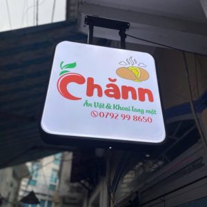 Hộp đèn mica hút nổi hình vuông | KHADA Decor
